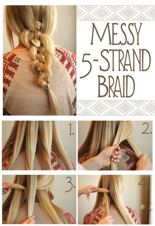 messy 5 strand brand how to