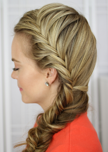 Fishtail French Braid