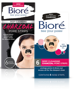 Biore Charcoal Blackhead Strips