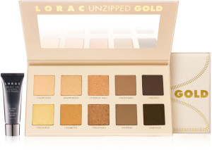 Lorac Unzipped GOLD Shimmer & Matte Eye Shadow Palette