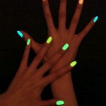 Glow-in-the-dark nails