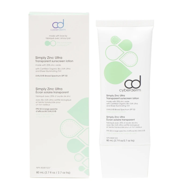 The Sunscreen Company Cyberderm Simply Zinc Ultra SPF 50 